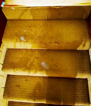 Deep Carpet Clean Stains and Stairs 1a